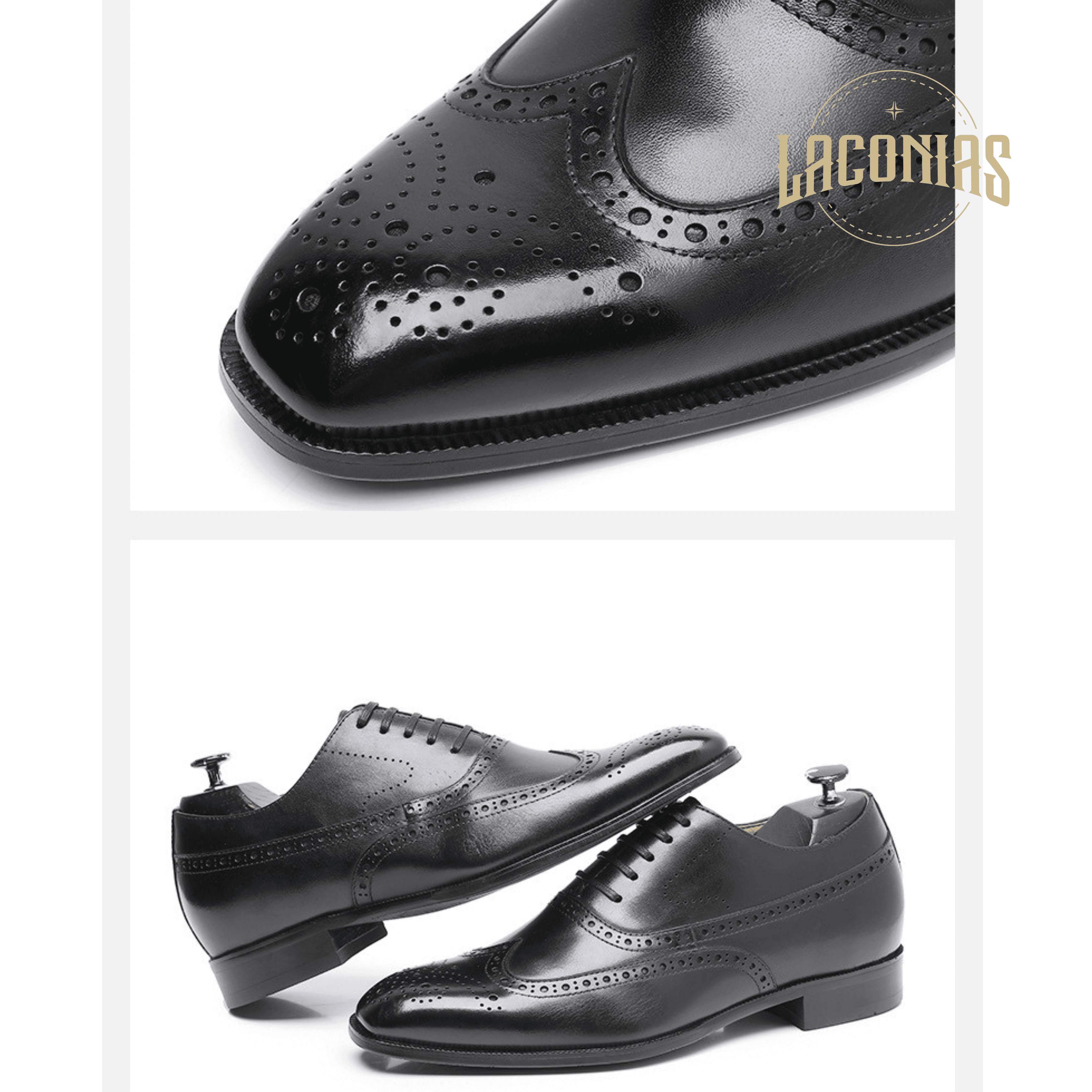 Business formal leather shoes view 4