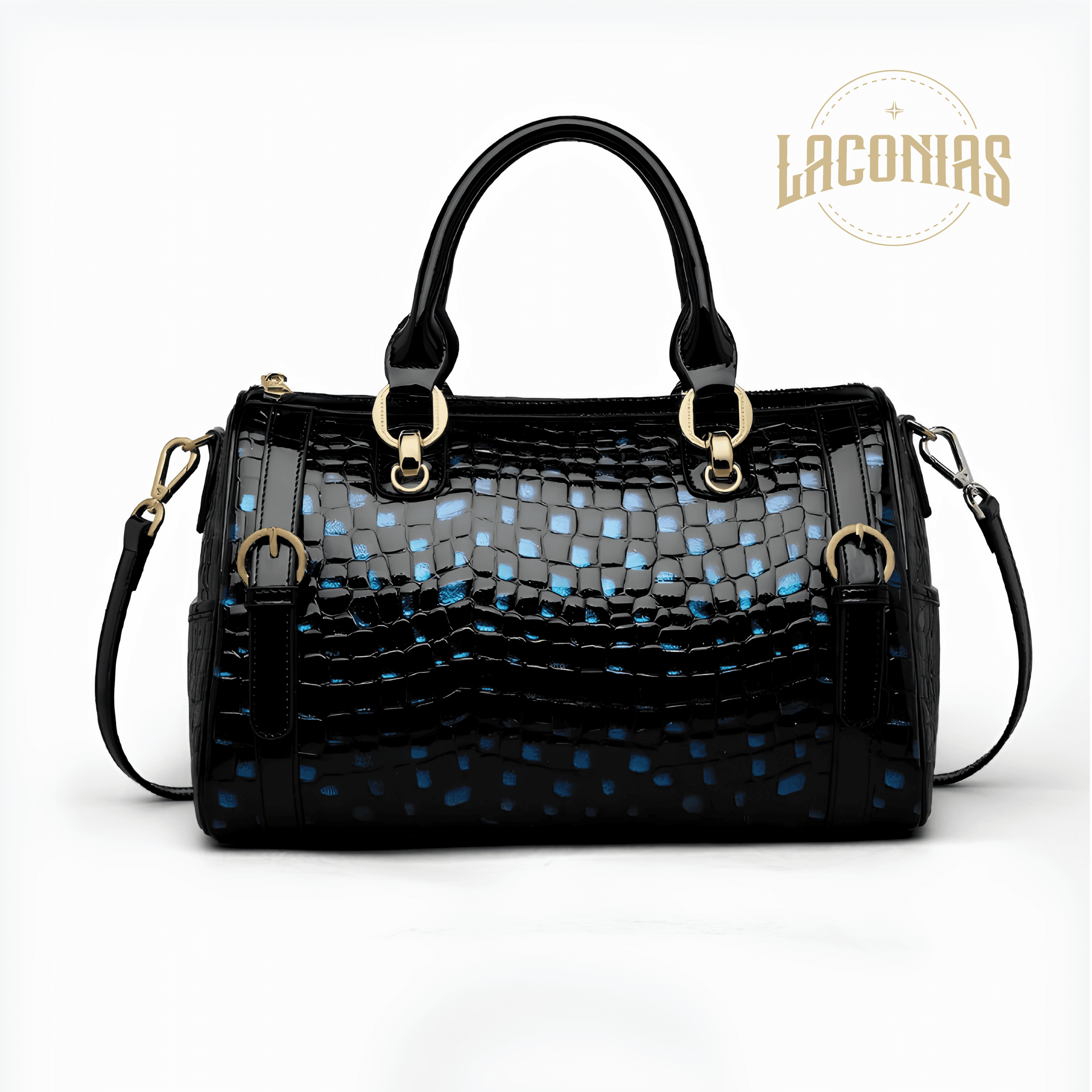 Genuine leather cowhide shoulder bag