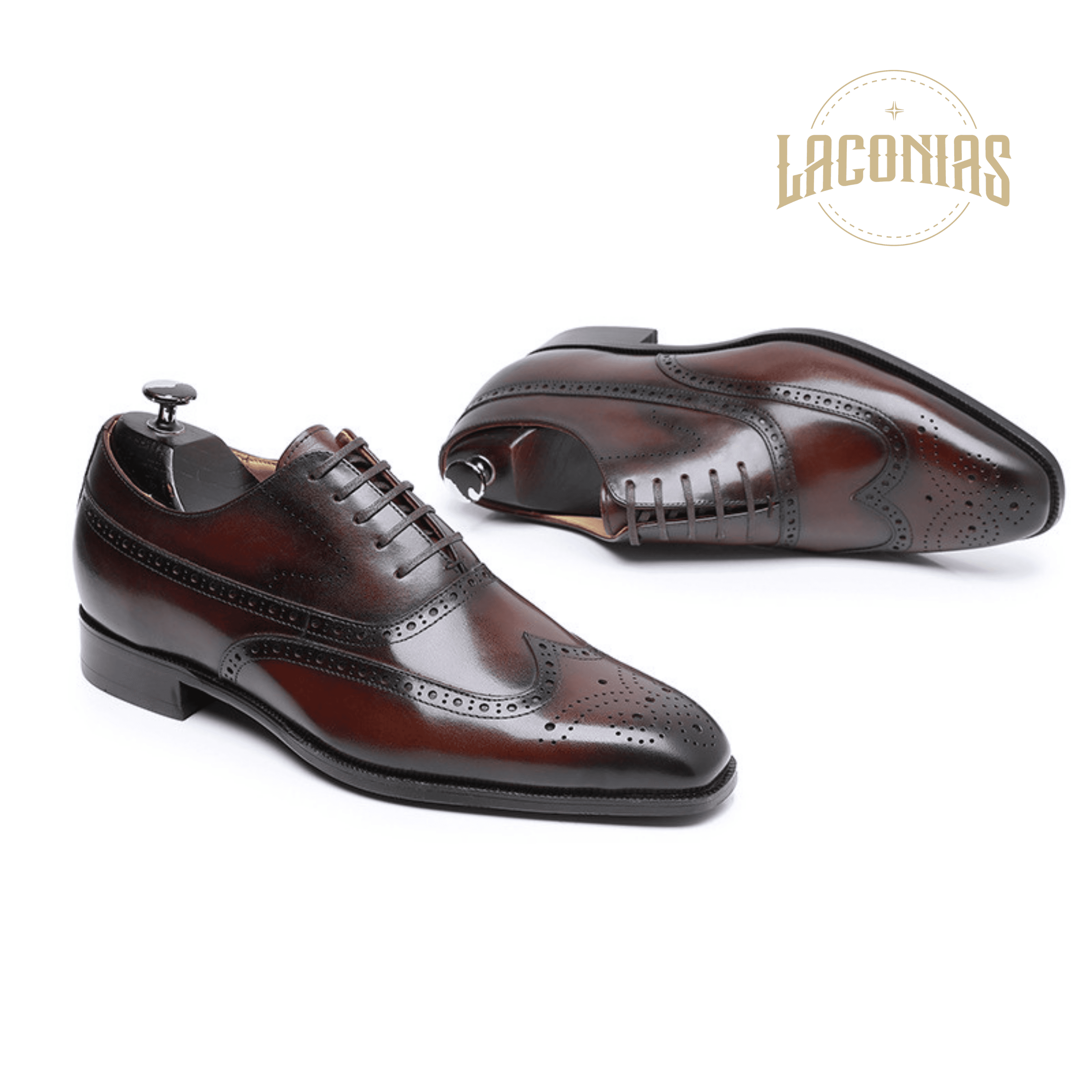 Business formal leather shoes