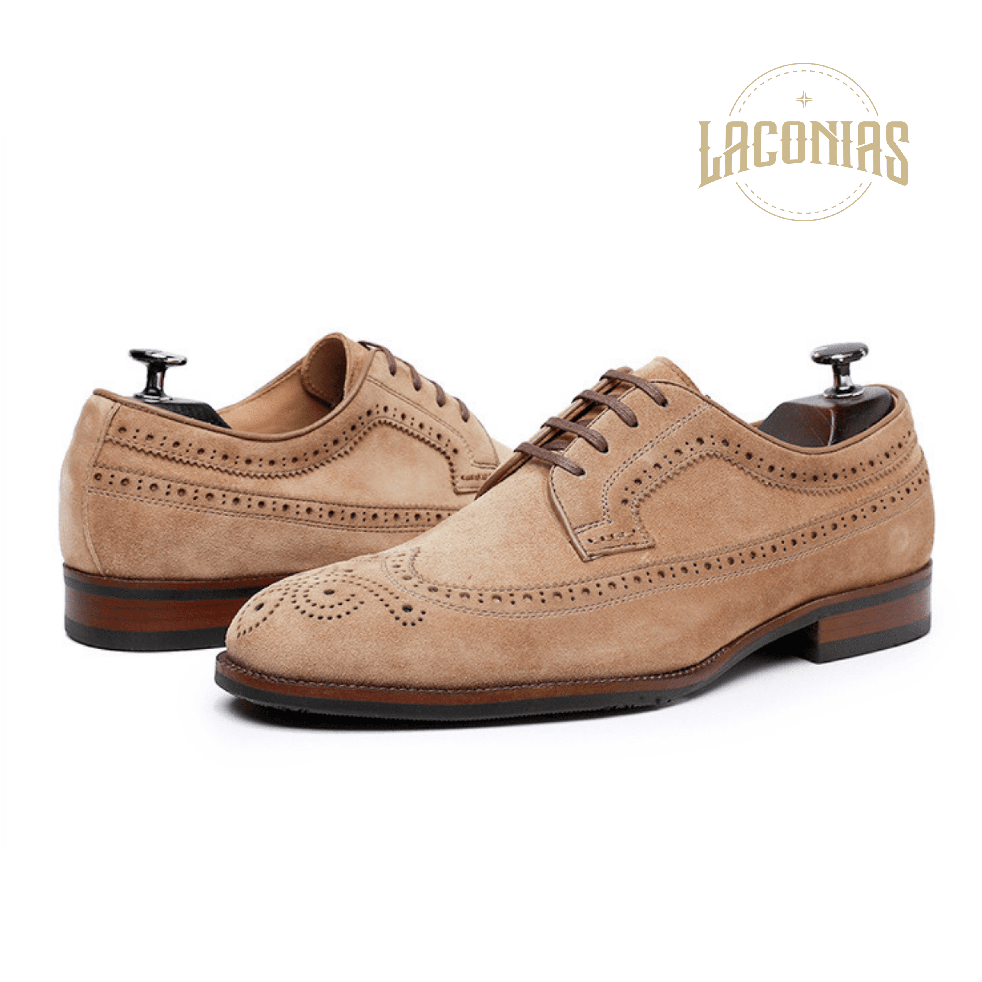 Fashionable and versatile carved leather shoes view 3