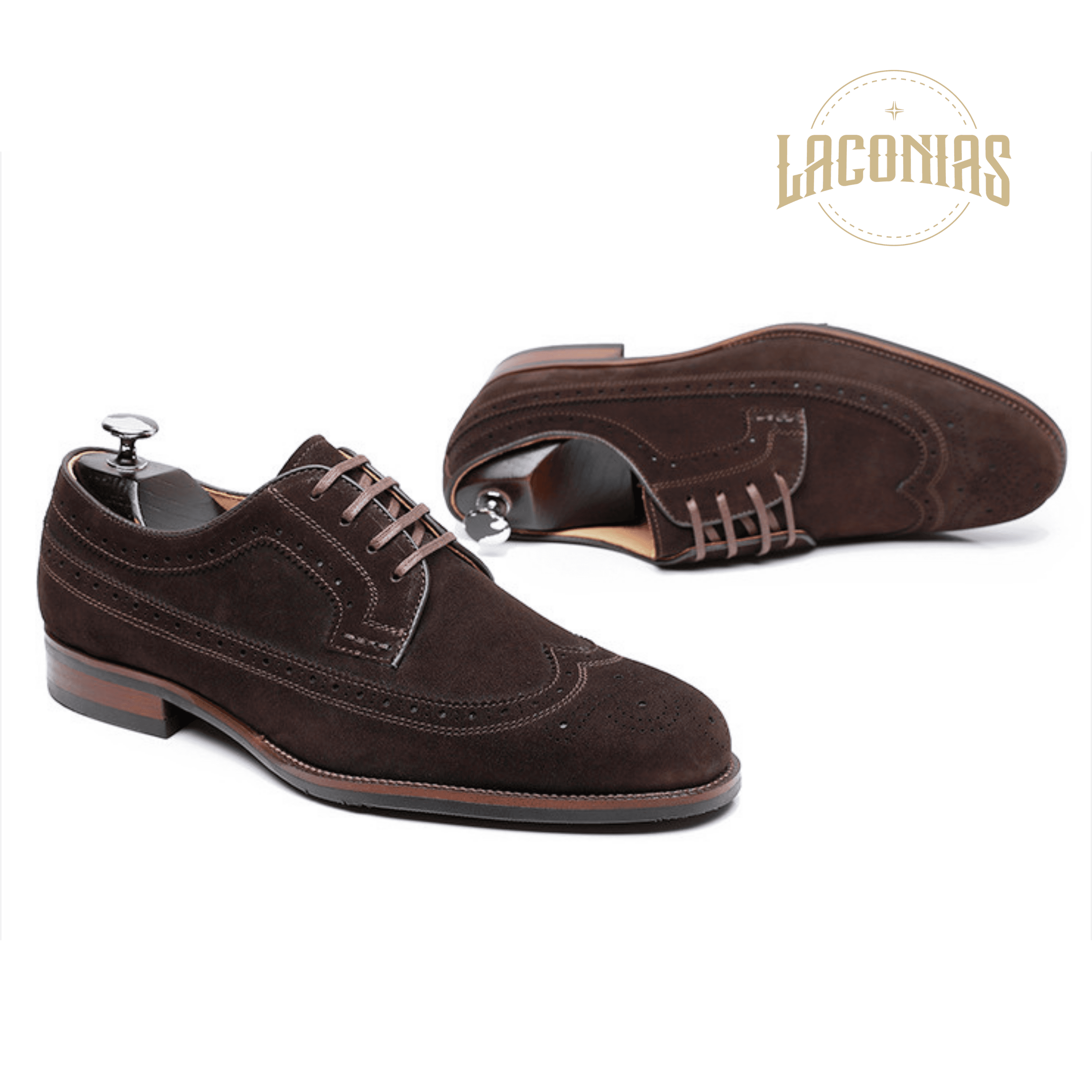 Fashionable and versatile carved leather shoes view 4