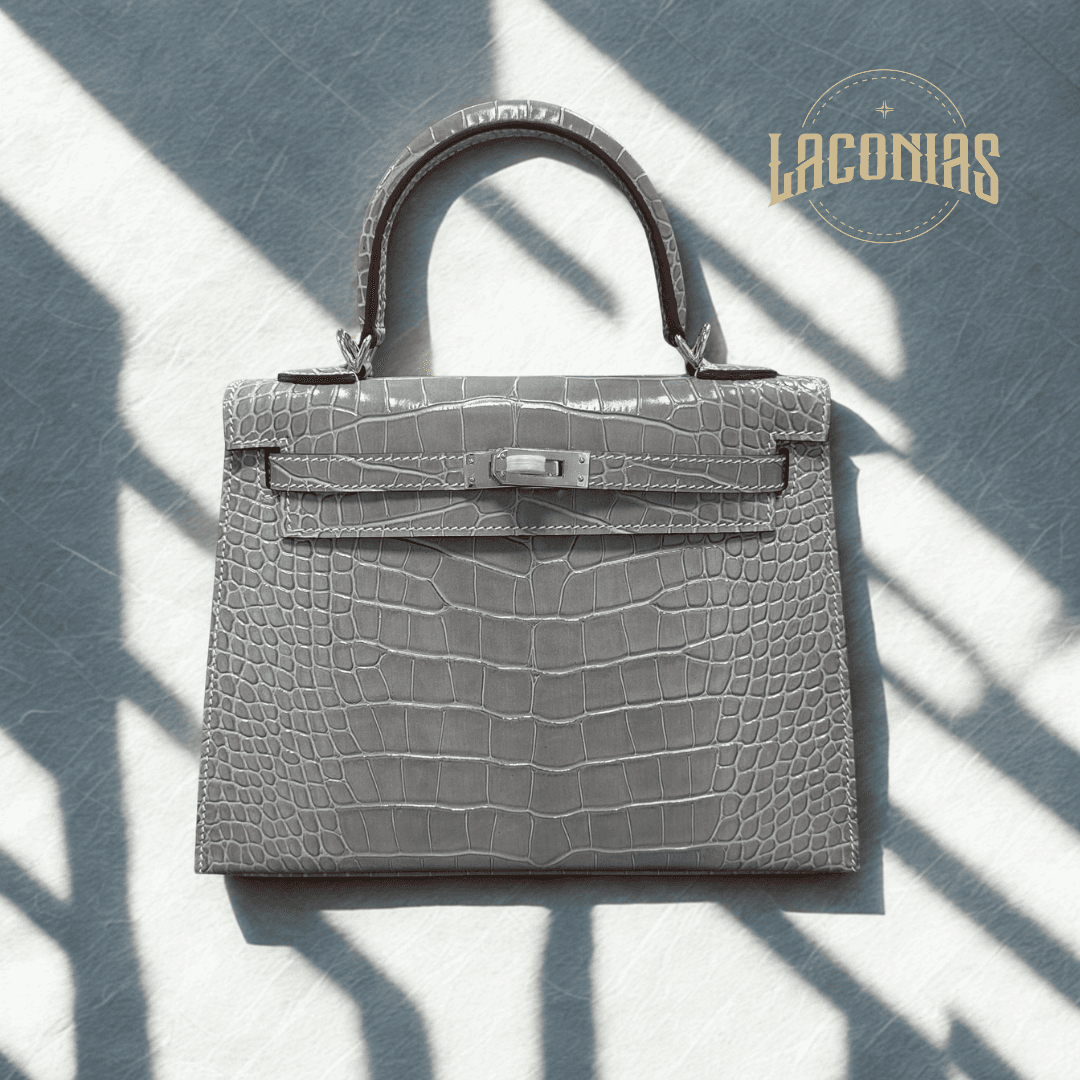 Crocodile pattern fashion handbag cross-body — showcase 2