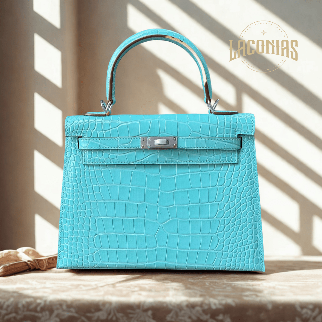 Crocodile pattern fashion handbag cross-body — showcase 4