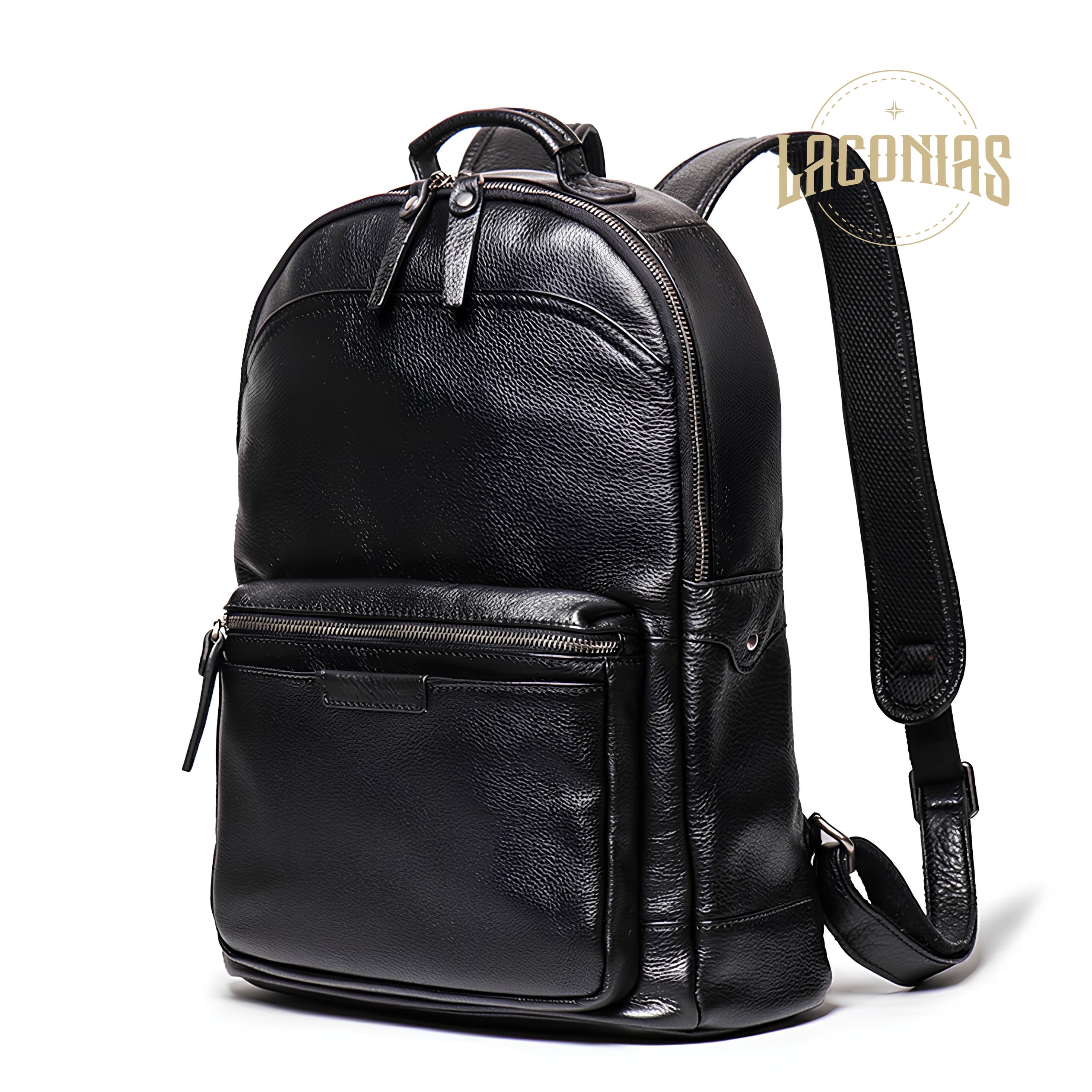 Men's cowhide backpack view 3