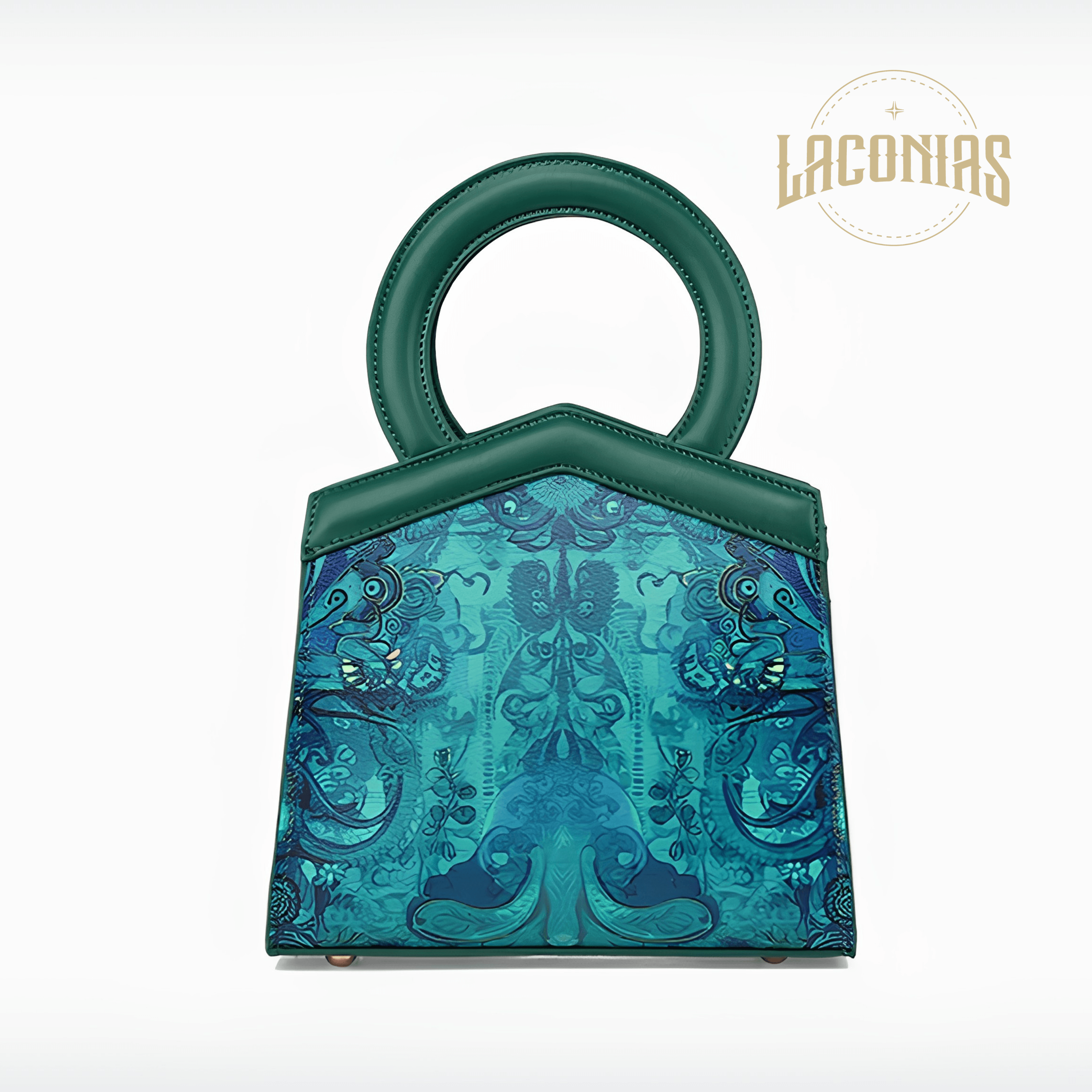Cowhide printed handbag — showcase 4